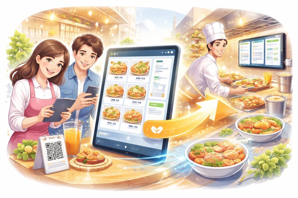 飲食店のセルフオーダー導入ガイド タブレット注文で人件費を削減する方法